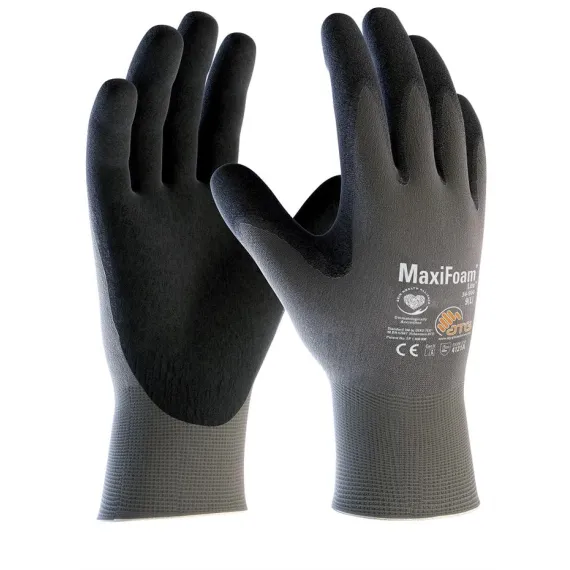 ATG Maxifoam Lite Mártott kesztyű - 34-900 - fekete - 6/XS, Szín: fekete, Méret: 6/XS