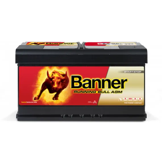 Banner RUNNING BULL AGM Akkumulátor 95Ah 850A Jobb+