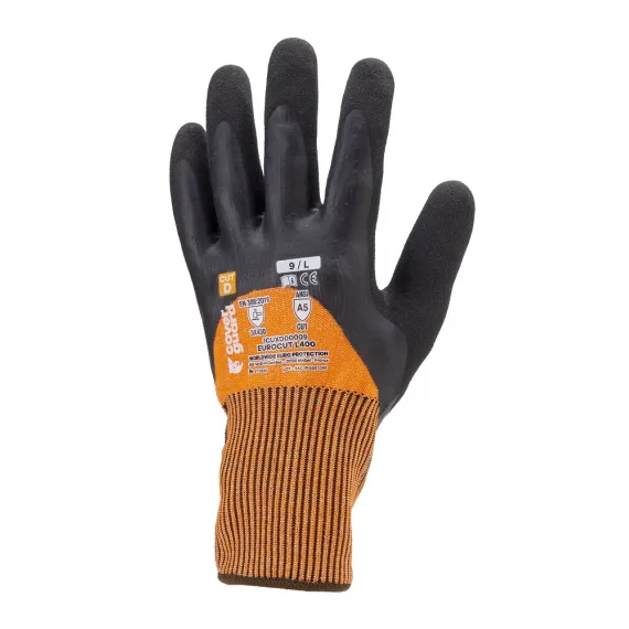 EUROCUT L400 ÖKÖLCSONTIG MÁRTOTT LATEX VÁGÁSB. KESZTY-09, Méret: 9
