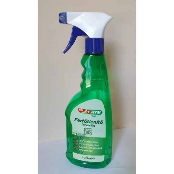 MOL Hygi Fluid Szórófejes kézfertőtlenítő folyadék 500ml