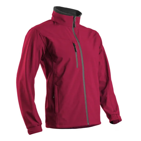 YANG II PIROS FÉRFI SOFTSHELL FELSŐ, YKK CIPZ-XL, Méret: XL