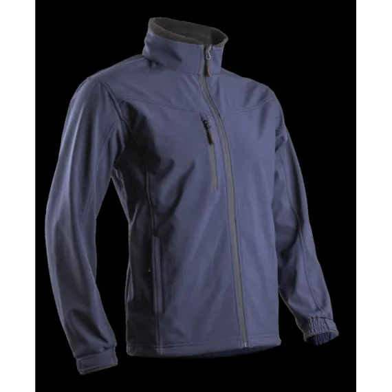 YANG II SÖTÉTKÉK FÉRFI SOFTSHELL FELSŐ, YKK CIPZ-M, Méret: M