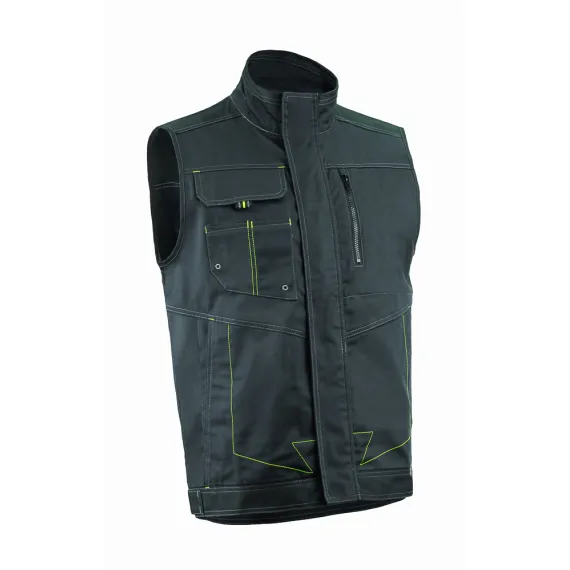 BARVA SÖTÉT SZÜRKE MELLÉNY-4XL, Méret: 4XL