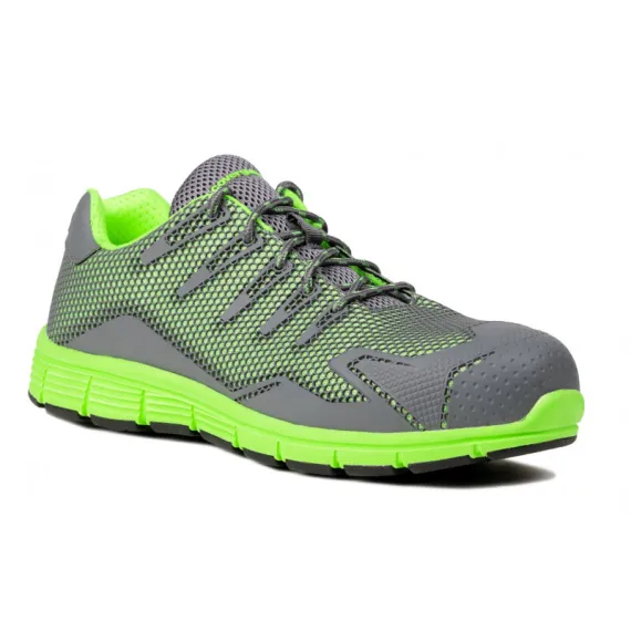 FLUORITE S1P HI-VÍZ SÁRGA SPORT KOMPOZIT VÉDŐFÉLCIPŐ-38, Méret: 38