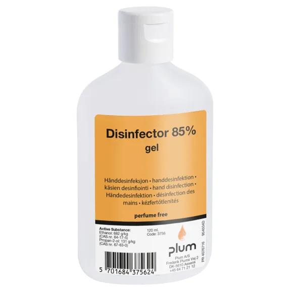 PLUM DISINFECTOR 85% HIGIÉNÉS KÉZFERTŐTLENÍTŐSZER 120ML