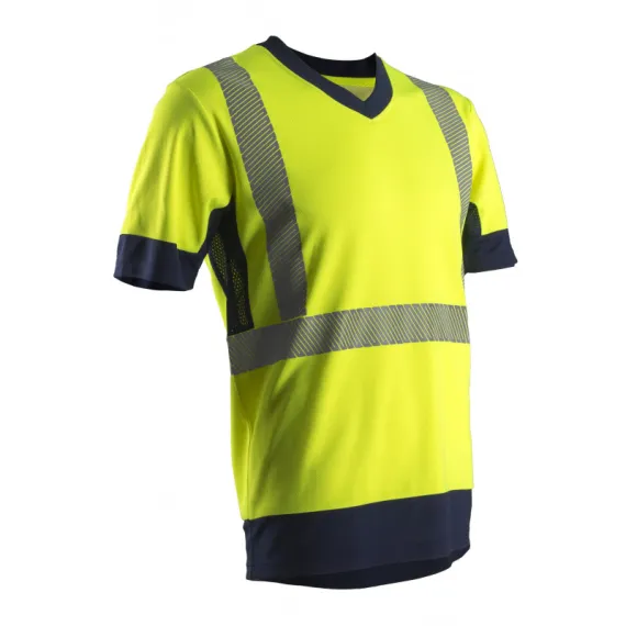 KOMO HI-VIZ SÁRGA RÖVID UJJÚ PÓLÓ-3XL, Méret: 3XL