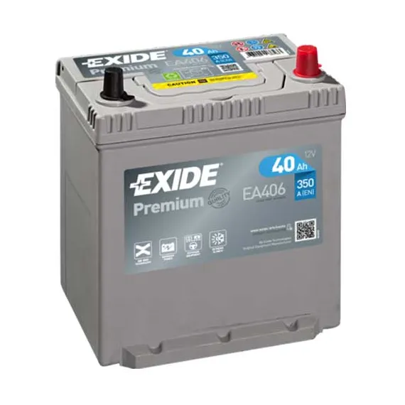 EXIDE PREMIUM EA406 12V 40Ah 350A akkumulátor J+ Japán