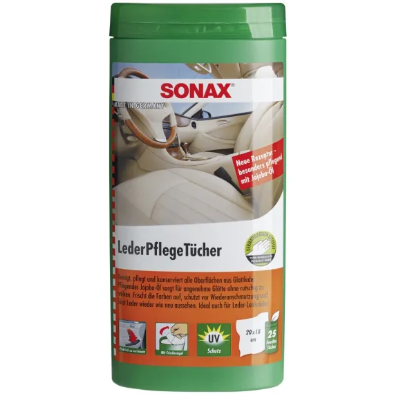 SONAX Bőrápoló Kendő - Dobozos - 25db-os