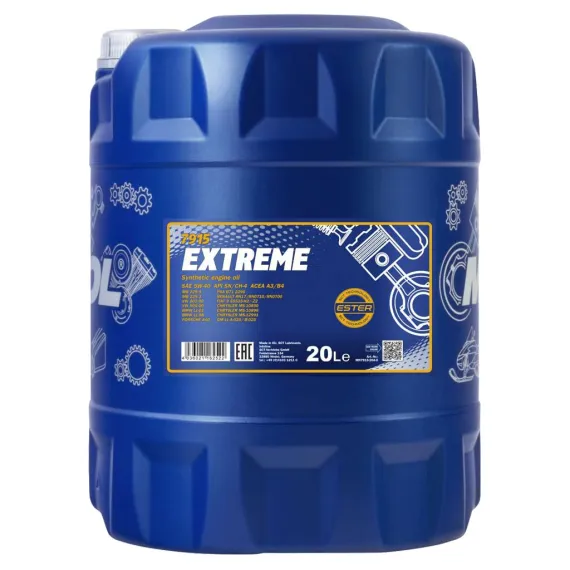 MANNOL EXTREME 5W40 SN/CF20L A3/B4,505.00,RN0710/0700