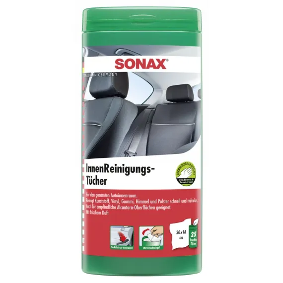 SONAX Belső Tisztító Kendő - Dobozos - 25db-os