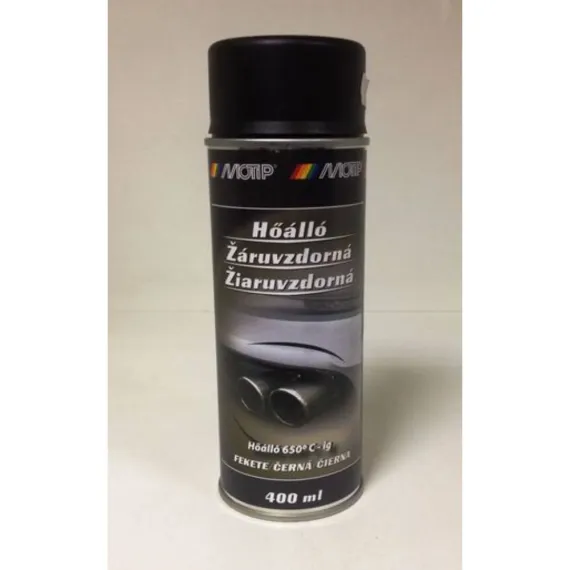 MOTIP 004031 TES HŐÁLLÓ FESTÉK FEKETE 400ml