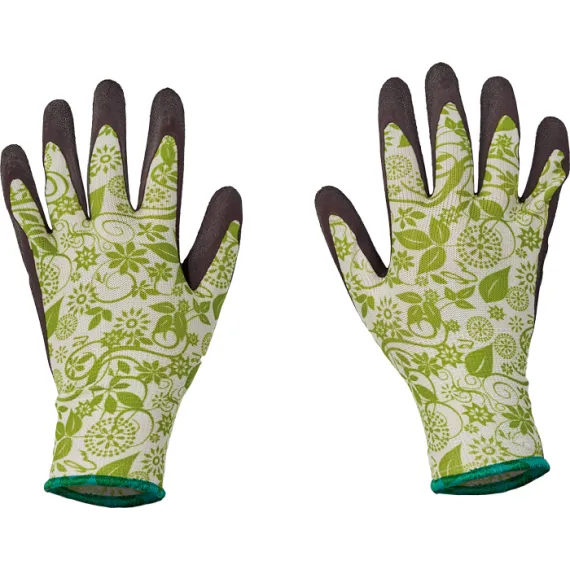 PINTAIL mártott k nylon kesztyű zöld 7, Szín: barna/zöld, Méret: 7
