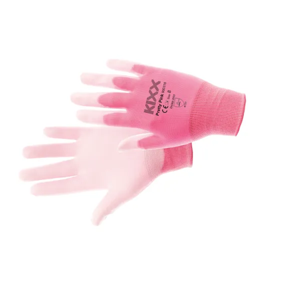 PRETTY PINK kesztyű nylon P rózsaszín 8, Szín: rózsaszín, Méret: 8