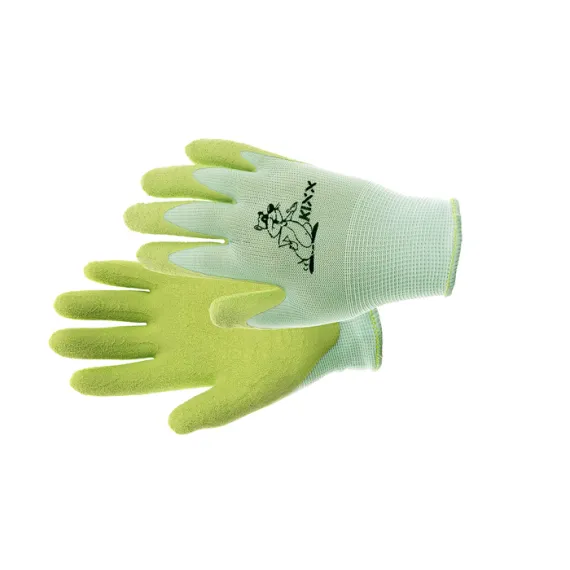 FUDGE kesztyű nylon, latex tenyér zöld 5, Szín: zöld, Méret: 5