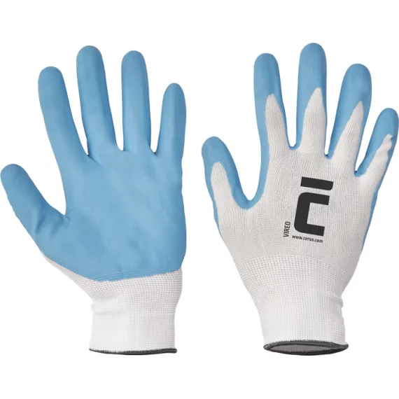 VIREO nylon nitril mártott kesztyű - 8, Szín: Egyéb, Méret: 8
