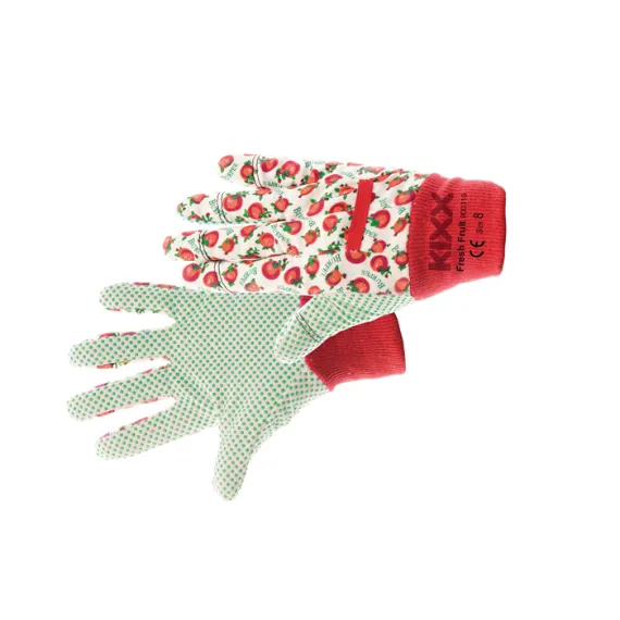 FRESH FRUIT textil kesztyű pöt piros 8, Szín: piros, Méret: 8