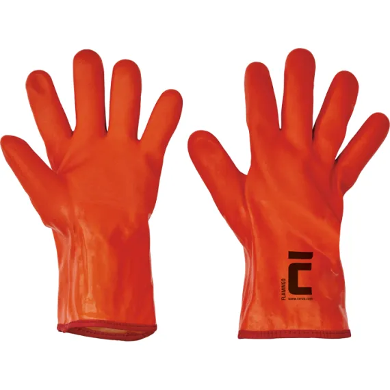 FLAMINGO kesztyű PVC narancs 11, Szín: Egyéb, Méret: 11