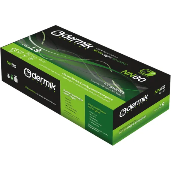 NN60 nitril púdermentes 100db 8/M, Szín: Egyéb, Méret: 8