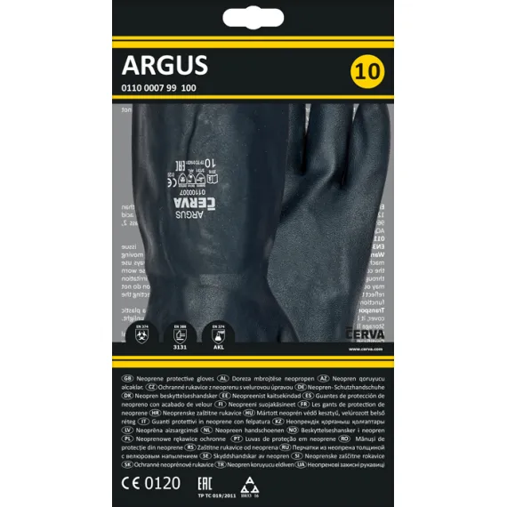 ARGUS neopren kesztyű fekete 33cm - 8, Szín: Egyéb, Méret: 8