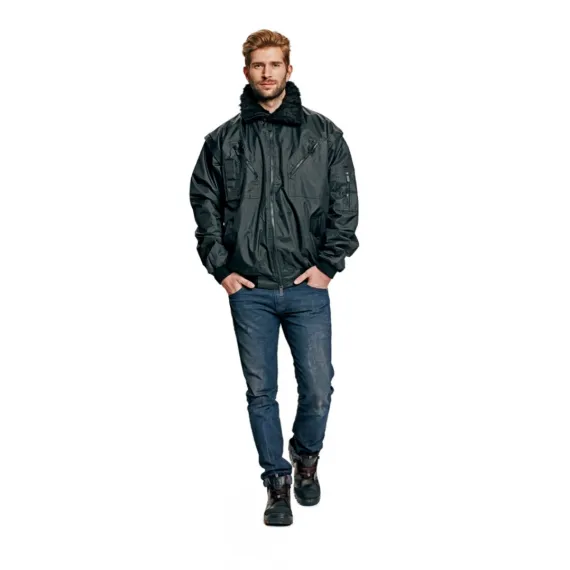 PILOT kabát fekete 3XL, Szín: fekete, Méret: 3XL