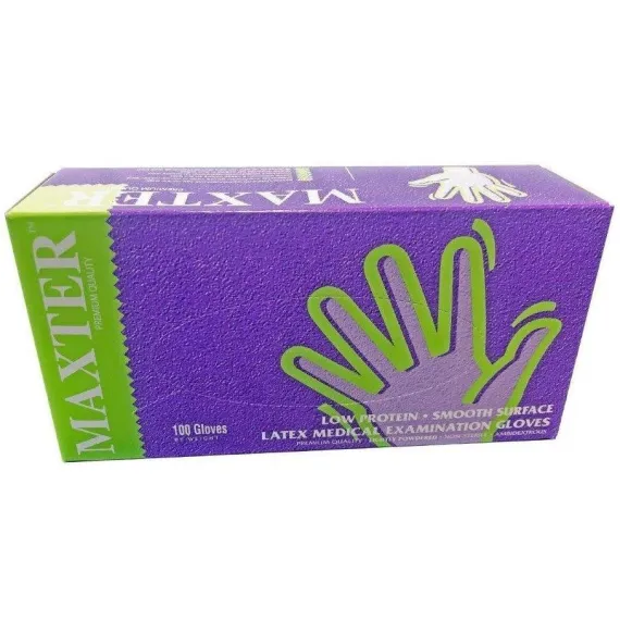MAXTER Latex púderes vizsgálókesztyű - XL