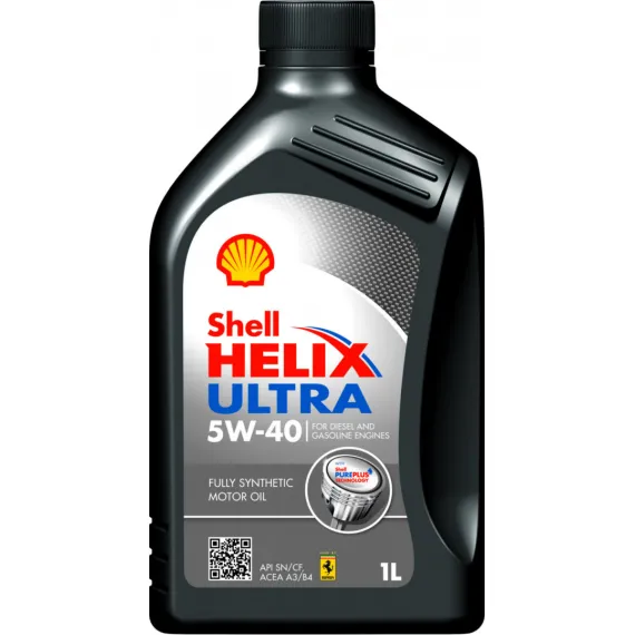 Shell Helix Ultra 5W-40 SN+ Motorolaj 1L