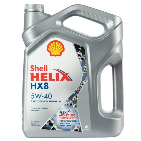 Shell Helix HX8 5W-40 SN+ Motorolaj 4L