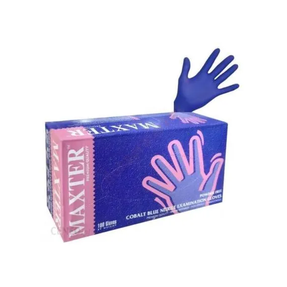 MAXTER Nitril kobaltkék púdermentes vizsgálókesztyű - XL