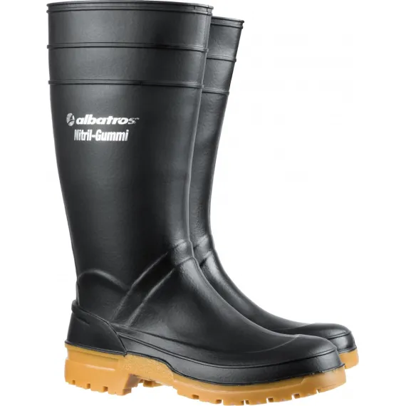 Albatros Guardian High Black nitril gumicsizma - fekete - 42, Szín: fekete, Méret: 42