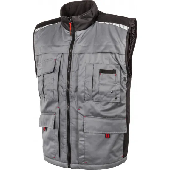 Albatros Munkavédelmi Mellény - szürke - 4XL, Szín: szürke, Méret: 4XL