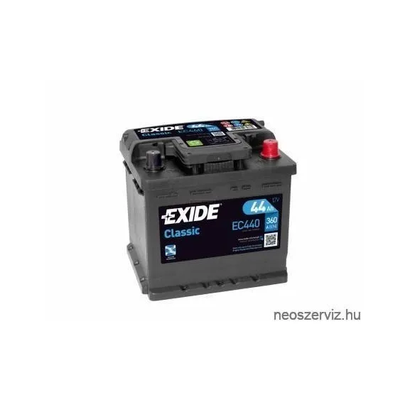 EXIDE CLASSIC EC440 12V 44Ah 360A akkumulátor J+