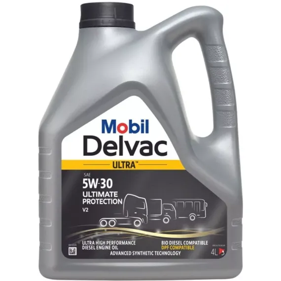 Mobil Delvac Ultra 5W-30 Ultimate Protection V2 - 4L, Kiszerelés: 4 L