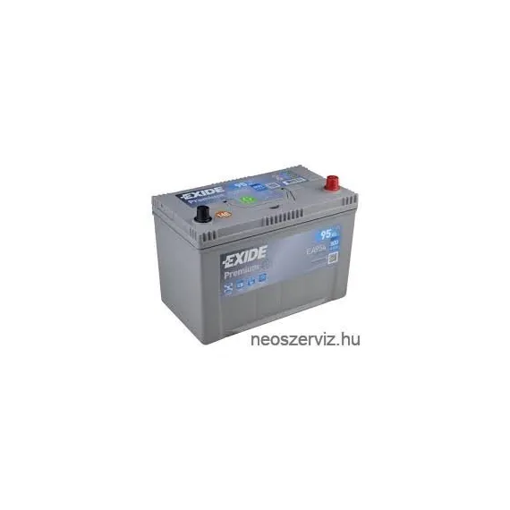 EXIDE PREMIUM EA954 12V 95Ah 800A akkumulátor J+ Japán