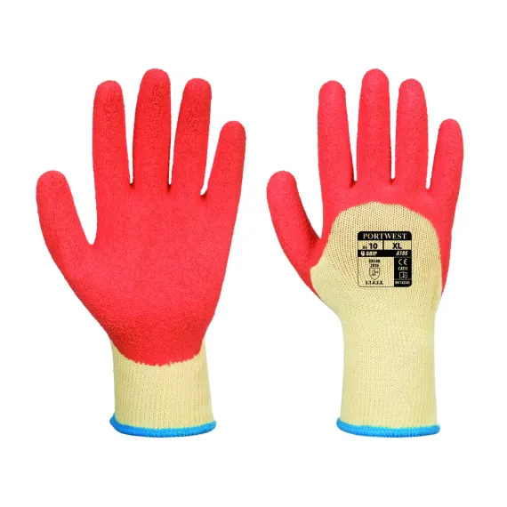A105 - Grip Xtra kesztyű - sárga - 9/L, Szín: sárga, Méret: 9/L