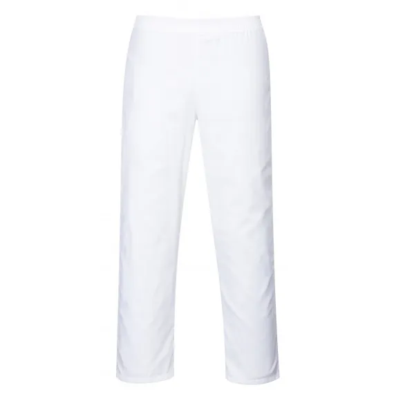 2208 - Élelmiszeripari nadrág - fehér - XXL, Szín: fehér, Méret: XXL