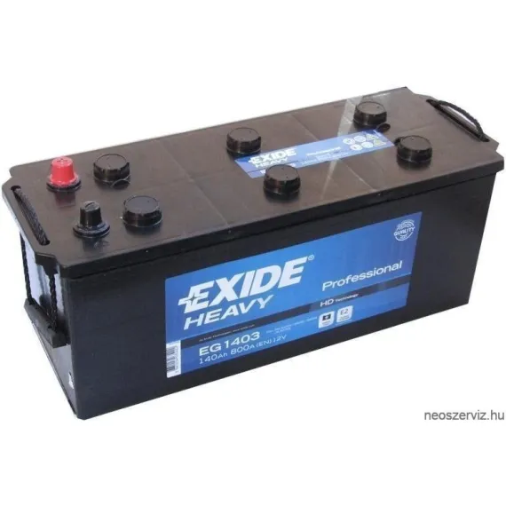EXIDE TRUCK EG1403 12V 140Ah 800A akkumulátor B+