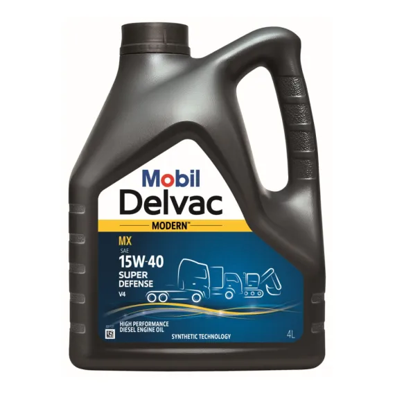 Mobil Delvac Modern 15W-40 Super Defense V4 - 4L, Kiszerelés: 4 L