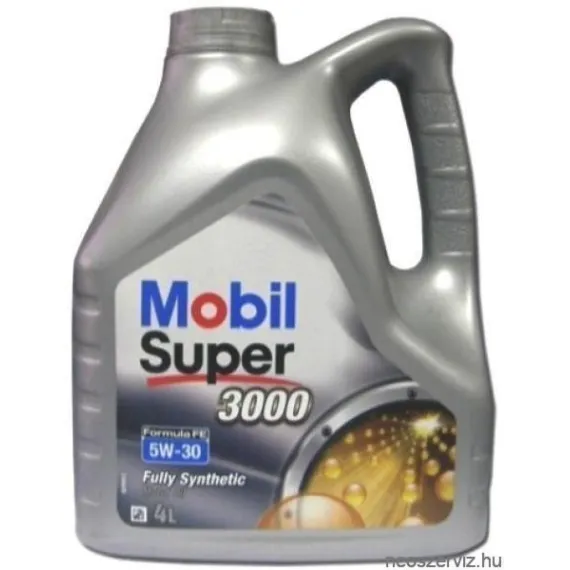 Mobil Super 3000 X1 Formula FE 5W-30 4L Motorolaj, Kiszerelés: 4 L