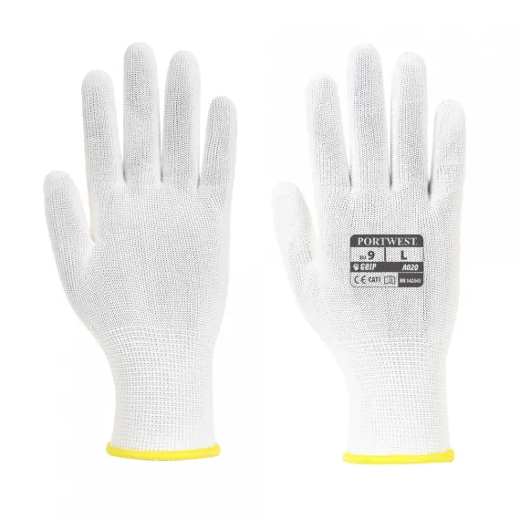 A020 - Szerelőkesztyű - fehér - 6/XS, Szín: fehér, Méret: 6/XS
