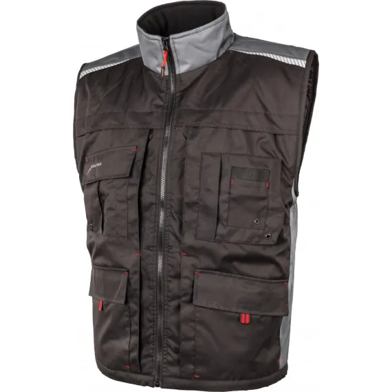 Albatros Munkavédelmi Mellény - fekete/szürke - 4XL, Szín: fekete/szürke, Méret: 4XL