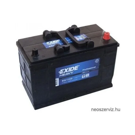 EXIDE TRUCK HD EG1102 12V 110Ah 750A akkumulátor J+