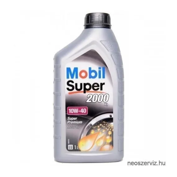 MOBIL SUPER 2000 X1 10W40 1L motorolaj, Kiszerelés: 1 L