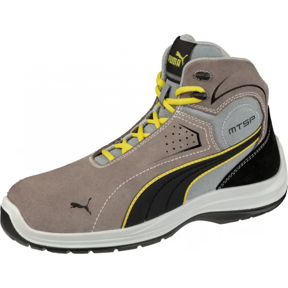 Puma Touring Stone Mid S3 SRC munkavédelmi bakancs - kőszürke - 37, Szín: kőszürke, Méret: 37