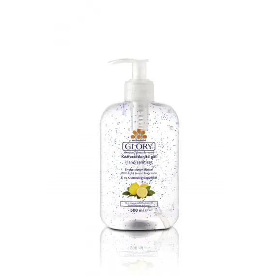 Citrom illatú kézfertőtlenítő 500ml gél - 500ml, Méret: 500ml