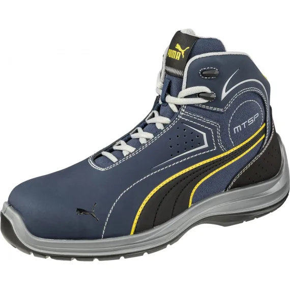 Puma Touring Blue Mid SB E P WRU FO SRC munkavédelmi bakancs - kék - 44, Szín: kék, Méret: 44