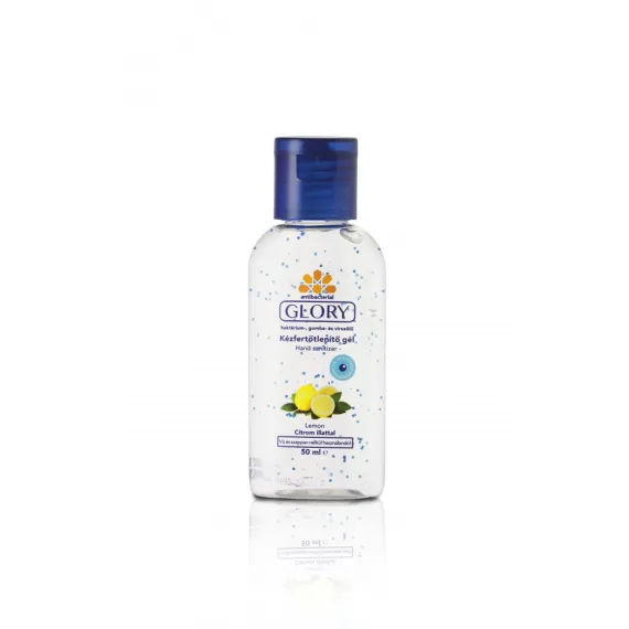 Citrom illatú kézfertőtlenítő 50ml gél - 50ml, Méret: 50ml