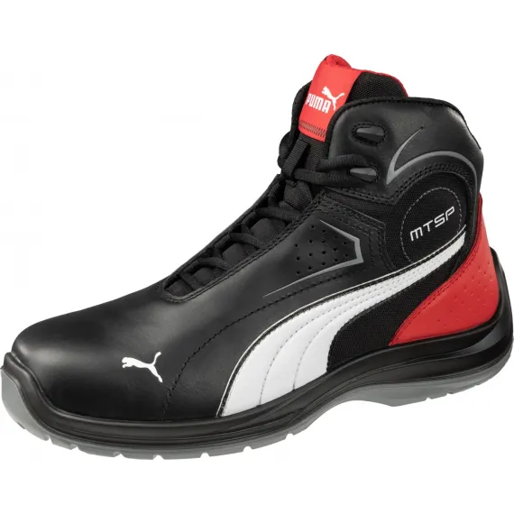 Puma Touring Black Mid S3 ESD SRC munkavédelmi bakancs - fekete - 40, Szín: fekete, Méret: 40
