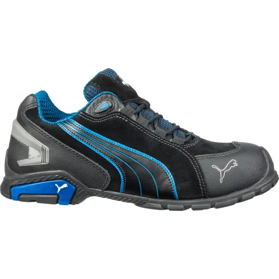 Puma Rio Black Low S3 Védőcipő - fekete - 39, Szín: fekete, Méret: 39