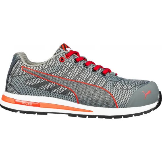 Puma Xelerate Knit Low S1P HRO SRC védőcipő - szürke - 46, Szín: szürke, Méret: 46