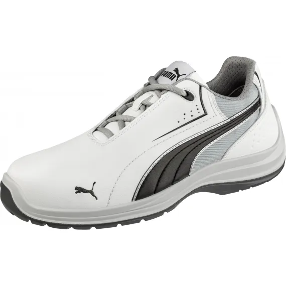 Puma Touring White Low S3 SRC munkavédelmi cipő - fehér - 47, Szín: fehér, Méret: 47